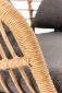 Sofa IKARO XL rattanowa z poduszkami na metalowych nogach | MIRAT. styl LOFT