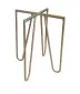 Taboret TORIN 2 MG VELVET szary na metalowych nogach | MIRAT.