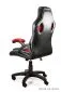 Fotel DYNAMIQ V7 czarny/czerwony gamingowy do biurka | MIRAT.