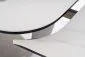 Stół INFINITY CERAMIC 160(240)x95 biały/brązowy I sklep meblowy MIRAT. styl GLAMOUR