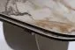 Stół INFINITY CERAMIC 160(240)x95 biały/brązowy I sklep meblowy MIRAT. styl GLAMOUR