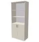 Regał biurowy EASY SPACE CABINET HO 5-OH 80cm kaszmirowy zamykany I sklep meblowy MIRAT.