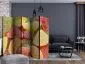 Parawan akustyczny Ludzie 225x172 cm 5-częściowy beżowy | MIRAT.