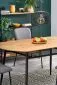 Stół JACKSON 160x90 dąb/czarny do salonu w stylu loft | MIRAT. styl LOFT