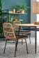 Stół JACKSON 160x90 dąb/czarny do salonu w stylu loft | MIRAT. styl LOFT