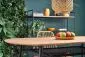 Stół JACKSON 160x90 dąb/czarny do salonu w stylu loft | MIRAT. styl LOFT