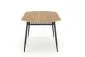 Stół JACKSON 160x90 dąb/czarny do salonu w stylu loft | MIRAT. styl LOFT