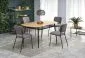 Stół JACKSON 160x90 dąb/czarny do salonu w stylu loft | MIRAT. styl LOFT