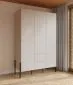 Szafa trzydrzwiowa JUKON 3D2S kaszmirowa na metalowych nogach  I sklep meblowy MIRAT.  kolekcja JUKON