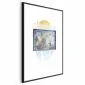 Plakat Antarktyda 40x60cm z ramą czarną z marginesem | MIRAT. kolekcja k-C-0091-ao-a
