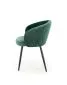 Krzesło K430 VELVET ciemnozielone tapicerowane aksamitem | MIRAT. styl GLAMOUR, LOFT