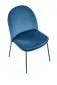 Krzesło K443 VELVET granatowe do jadalni i salonu | MIRAT. styl GLAMOUR, LOFT
