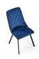 Krzesło K450 VELVET granatowe tapicerowane do salonu | MIRAT. w stylu GLAMOUR, LOFT kolekcja