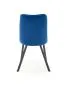 Krzesło K450 VELVET granatowe tapicerowane do salonu | MIRAT. w stylu GLAMOUR, LOFT kolekcja