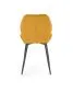 Krzesło tapicerowane K453 VELVET musztardowe welurowe | MIRAT. styl GLAMOUR, LOFT