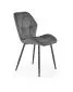 Krzesło K453 VELVET szare do jadalni i salonu w stylu glamour | MIRAT. w stylu GLAMOUR, LOFT kolekcja
