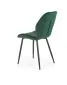 Krzesło K453 VELVET ciemnozielone pikowane w stylu glamour | MIRAT. w stylu GLAMOUR, LOFT kolekcja