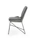 Krzesło K454 VELVET szare na metalowych nogach | MIRAT. styl LOFT