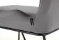 Krzesło K454 VELVET szare na metalowych nogach | MIRAT. styl LOFT