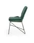 Krzesło K454 VELVET ciemnozielone na metalowych nogach | MIRAT. styl LOFT