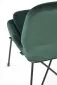 Krzesło K454 VELVET ciemnozielone na metalowych nogach | MIRAT. styl LOFT