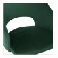 Krzesło K455 VELVET ciemnozielone tapicerowane aksamitem | MIRAT. w stylu GLAMOUR, LOFT kolekcja
