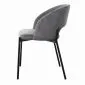 Krzesło K455 VELVET szare do jadalni i salonu w stylu glamour | MIRAT. w stylu GLAMOUR, LOFT kolekcja