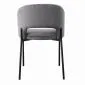 Krzesło K455 VELVET szare do jadalni i salonu w stylu glamour | MIRAT. w stylu GLAMOUR, LOFT kolekcja