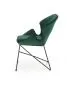 Krzesło K458 VELVET ciemnozielone na metalowych nogach | MIRAT. styl LOFT