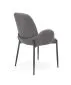 Krzesło K477 szare tapicerowane tkaniną boucle | MIRAT. w stylu LOFT kolekcja