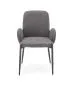 Krzesło K477 szare tapicerowane tkaniną boucle | MIRAT. w stylu LOFT kolekcja
