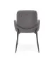 Krzesło K477 szare tapicerowane tkaniną boucle | MIRAT. w stylu LOFT kolekcja