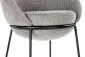 Krzesło K481 szare na metalowych nogach | MIRAT. w stylu LOFT kolekcja