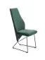 Krzesło K485 VELVET ciemnozielone na metalowych nogach | MIRAT. w stylu LOFT kolekcja