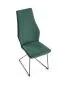 Krzesło K485 VELVET ciemnozielone na metalowych nogach | MIRAT. w stylu LOFT kolekcja