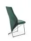 Krzesło K485 VELVET ciemnozielone na metalowych nogach | MIRAT. w stylu LOFT kolekcja