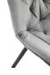 Krzesło K519 VELVET szare pikowane I sklep meblowy MIRAT. styl LOFT