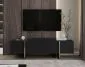 Szafka RTV GRANT 180cm czarny mat do salonu I sklep meblowy MIRAT. styl GLAMOUR, LOFT