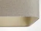Lampa wisząca KWADRO LEN 001-40w20 jasna beżowa lniana I sklep meblowy MIRAT.