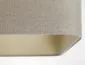 Lampa wisząca KWADRO LEN 001-40w25 jasna beżowa do salonu I sklep meblowy MIRAT.