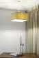 Lampa wisząca KWADRO LEN 001-40w25 jasna beżowa do salonu I sklep meblowy MIRAT.