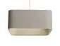 Lampa wisząca KWADRO LEN 001-40w25 jasna beżowa do salonu I sklep meblowy MIRAT.