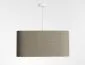 Lampa wisząca KWADRO LEN 003-40w20 beżowa do salonu I sklep meblowy MIRAT.