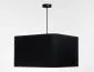 Lampa wisząca KWADRO LEN 005-40w20 czarna/beżowa elegancka I sklep meblowy MIRAT.