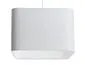Lampa wisząca KWADRO LEN 008-40w25 biała kwadratowa I sklep meblowy MIRAT.