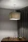 Lampa wisząca KWADRO LEN 010-40w20 beżowa/szara boho I sklep meblowy MIRAT.