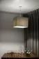 Lampa wisząca KWADRO LEN 010-40w30 beżowa/szara polska I sklep meblowy MIRAT.
