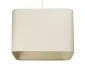 Lampa wisząca KWADRO LEN 011-40w20 kremowa lniana I sklep meblowy MIRAT.