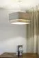 Lampa wisząca KWADRO DUO 002 51x47cm kremowa lniana I sklep meblowy MIRAT.
