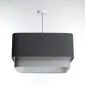 Lampa wisząca KWADRO DUO 007 51x47cm grafitowa/szara I sklep meblowy MIRAT.